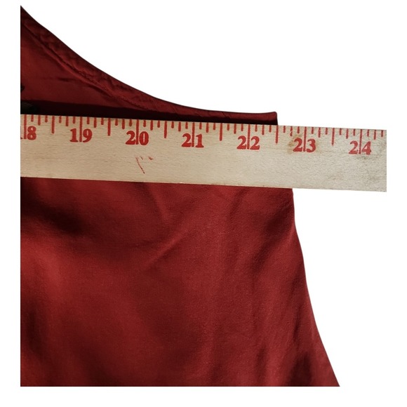 Torrid Floral Embroidered Cami Top Women’s Size 2 Rust Red Boho Romantic Plus - Picture 8 of 9